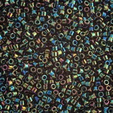 DB0003 Green Iris, Size 11/0 Miyuki Delica Beads, 50gm bag DB0003 Green Iris, Size 11/0 Miyuki Delica Beads, 50gm bag