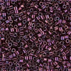 DB0012 Raspberry Metallic, Size 11/0 Miyuki Delica Beads, 50gm bag DB0012 Raspberry Metallic, Size 11/0 Miyuki Delica Beads, 50gm bag