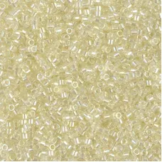 DB1676 Pearl Lined Transparent Pale Yellow AB, Size 11/0 Miyuki Delica Beads, Wh... DB1676 Pearl Lined Transparent Pale Yellow AB, Size 11/0 Miyuki Delica Beads, Wh...