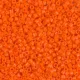 DBM0722  Orange Opaque, Size 10/0  Miyuki Delica Beads, Colour 722 - 50g Bag