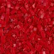 Dark Red Opaque Miyuki Half Tila Beads, colour 0408, 5.2gm bag Dark Red Opaque Miyuki Half Tila Beads, colour 0408, 5.2gm bag