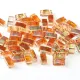 Crystal Orange Rainbow, Colour 4576 Miyuki Half Tila Bead 5.2g Crystal Orange Rainbow, Colour 4576 Miyuki Half Tila Bead 5.2g