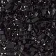 Black Opaque Half Tila Beads, colour 0401, 5.2gm approx. Black Opaque Half Tila Beads, colour 0401, 5.2gm approx.
