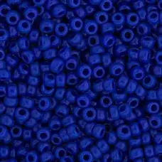 Cobalt Blue Opaque Miyuki 15/0 Seed Beads, 100g, Colour 0414 Cobalt Blue Opaque Miyuki 15/0 Seed Beads, 100g, Colour 0414