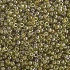 Transparent Golden Olive Luster Miyuki 15/0 Seed Beads, 100g, Colour 1889 Transparent Golden Olive Luster Miyuki 15/0 Seed Beads, 100g, Colour 1889