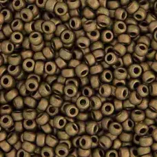Dark Bronze Matte Metallic Miyuki 15/0 Seed Beads, 100g, Colour 2006 Dark Bronze Matte Metallic Miyuki 15/0 Seed Beads, 100g, Colour 2006