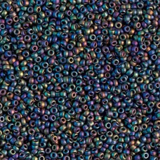 Black Grey OpaqueAB Matte Miyuki 6/0 Seed Beads, 250g, Colour 0401FR Black Grey OpaqueAB Matte Miyuki 6/0 Seed Beads, 250g, Colour 0401FR