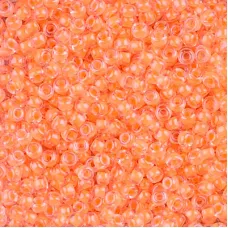 Luminous Creamsicle Duracoat Miyuki size 8/0 seed beads, colour 4298, 250g Whole...