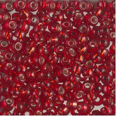 Ruby Red Silver Lined, Colour 0141S Miyuki 6/0 Seed Beads, 250g approx.