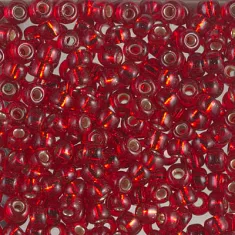 Ruby Red Silver Lined, Colour 0141S Miyuki 6/0 Seed Beads, 250g approx.