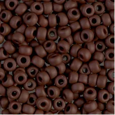 Matte Chocolate Brown Opaque Miyuki size 6/0 Colour 0409F, 250g wholesale pack Matte Chocolate Brown Opaque Miyuki size 6/0 Colour 0409F, 250g wholesale pack