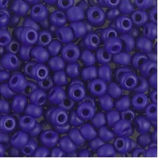 Matte Cobalt Blue Miyuki size 6/0 Colour 1024, 250g approx. Matte Cobalt Blue Miyuki size 6/0 Colour 1024, 250g approx.