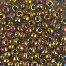 Metallic Gold Iris Miyuki size 6/0 Colour  0462, 250g Wholesale pack