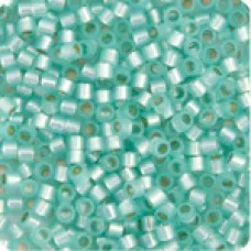 DB0626 Light Aqua Green Silver Lined Alabaster Dyed Miyuki 11/0 Miyuki Delica Be... DB0626 Light Aqua Green Silver Lined Alabaster Dyed Miyuki 11/0 Miyuki Delica Be...