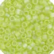 DBM0860 Chartreuse Transparent AB Matte, Size 10/0  Miyuki Delica Beads, Colour 860 - Approx. 50g