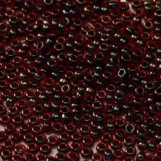 Garnet Lined Ruby AB Miyuki 15/0 Seed Beads, 100g, Colour 0367 Garnet Lined Ruby AB Miyuki 15/0 Seed Beads, 100g, Colour 0367