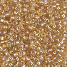 Silver Lined Gold AB Miyuki Size 8/0 seed beads, Colour 1003 250gm Wholesale Pac...