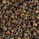 Opaque Brown Tan Picasso Miyuki size 6/0 Colour 4517, 250g wholesale pack Opaque Brown Tan Picasso Miyuki size 6/0 Colour 4517, 250g wholesale pack