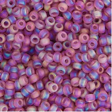 Smoky Amethyst AB Matte Transparent Miyuki 6/0 Seed Beads, 250g, Colour 0142FR Smoky Amethyst AB Matte Transparent Miyuki 6/0 Seed Beads, 250g, Colour 0142FR