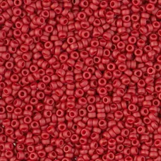 Matte Metallic Dark Maroon Miyuki 15/0 Seed Beads, 100g, Colour 2040 Matte Metallic Dark Maroon Miyuki 15/0 Seed Beads, 100g, Colour 2040