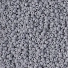 Opaque Cement Grey Miyuki 11/0 Seed Beads, 250g, Colour 0498 Opaque Cement Grey Miyuki 11/0 Seed Beads, 250g, Colour 0498