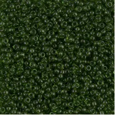 Olive Transparent, Miyuki 11/0 Seed Beads, Colour 0158, 250 Grams Olive Transparent, Miyuki 11/0 Seed Beads, Colour 0158, 250 Grams