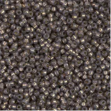 Silver lined Taupe Duracoat, Colour 4250, Miyuki 8/0, 125g approx.