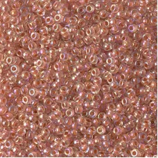 Dark Peach Lined Crystal AB, Colour-0275, Miyuki 11/0, 250g Dark Peach Lined Crystal AB, Colour-0275, Miyuki 11/0, 250g