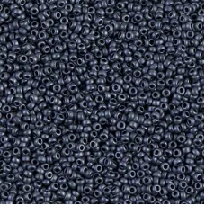 Gunmetal Matte, Miyuki 11/0 Seed Beads, Colour 2001, 250 Grams Gunmetal Matte, Miyuki 11/0 Seed Beads, Colour 2001, 250 Grams