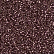 Matte Silver Lined Smoky Amethyst Miyuki Size 6/0 Seed Beads, Colour 0013F, 250g... Matte Silver Lined Smoky Amethyst Miyuki Size 6/0 Seed Beads, Colour 0013F, 250g...