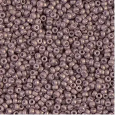 Matte Opaque Dusty Mauve Miyuki 15/0 Seed Beads, 100g bulk pack, Colour 2027 Matte Opaque Dusty Mauve Miyuki 15/0 Seed Beads, 100g bulk pack, Colour 2027
