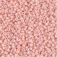 Matte Opaque Tea Rose Miyuki 15/0 Seed Beads, 100g bulk pack, Colour 2036 Matte Opaque Tea Rose Miyuki 15/0 Seed Beads, 100g bulk pack, Colour 2036