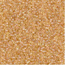 Transparent Lt.Topaz AB Miyuki 15/0 seed beads, colour 0251, 100g Wholesale Pack Transparent Lt.Topaz AB Miyuki 15/0 seed beads, colour 0251, 100g Wholesale Pack
