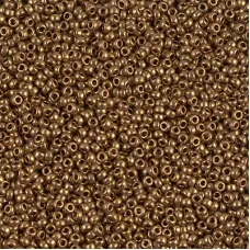 Light Bronze Opaque Metallic Miyuki 15/0 Seed Beads, 100g, Colour 0457L Light Bronze Opaque Metallic Miyuki 15/0 Seed Beads, 100g, Colour 0457L