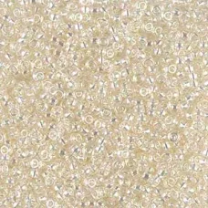 Transparent Crystal Ivory Gold Lustre, Miyuki 15/0 Seed Beads,Colour Code 2442,... Transparent Crystal Ivory Gold Lustre, Miyuki 15/0 Seed Beads,Colour Code 2442,...