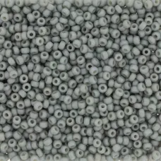 Cadet Gray Opaque Glazed Rainbow, Size 8/0 seed beads,, colour 4705, Wholesale 2...