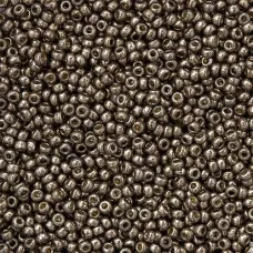 Bulk Bag Duracoat Galvanized Pewter Miyuki 15/0 Seed Beads, 100g, Colour 4222 Bulk Bag Duracoat Galvanized Pewter Miyuki 15/0 Seed Beads, 100g, Colour 4222