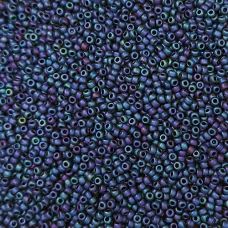 Matte Metallic Purple Blue Iris Miyuki 15/0 Seed Beads, Colour 2070, Bulk 100g p... Matte Metallic Purple Blue Iris Miyuki 15/0 Seed Beads, Colour 2070, Bulk 100g p...