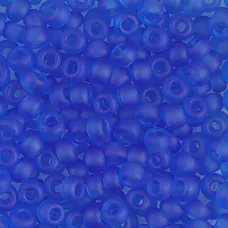 Miyuki Size 6 Seed Beads, Matte Transparent, Sapphire Colour 0150F, 250 Gram Miyuki Size 6 Seed Beads, Matte Transparent, Sapphire Colour 0150F, 250 Gram