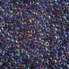 Bulk Bag Amethyst Lined Crystal AB Miyuki 6/0 Seed Beads, 250g, Colour 0274 Bulk Bag Amethyst Lined Crystal AB Miyuki 6/0 Seed Beads, 250g, Colour 0274
