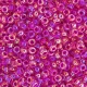 Crystal Hot Pink Lined AB Miyuki 6/0 Seed Beads, 250g, Colour 0355 Crystal Hot Pink Lined AB Miyuki 6/0 Seed Beads, 250g, Colour 0355