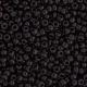 Bulk Bag Black Opaque Miyuki 11/0 Seed Beads, 250g, Colour 0401