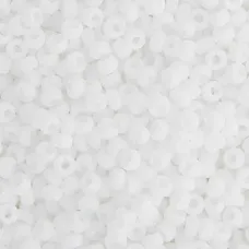 Chalk White Opaque Miyuki 6/0 Seed Beads, 250g, Colour 0402 Chalk White Opaque Miyuki 6/0 Seed Beads, 250g, Colour 0402