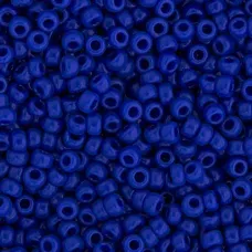 Bulk Bag Cobalt Blue Opaque Miyuki 6/0 Seed Beads, 250g, Colour 0414 Bulk Bag Cobalt Blue Opaque Miyuki 6/0 Seed Beads, 250g, Colour 0414