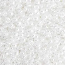 Bulk Bag White Pearl Ceylon Miyuki 6/0 Seed Beads, 250g, Colour 0528