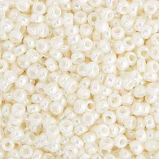 Bulk Bag Ivory Pearl Ceylon Miyuki 6/0 Seed Beads, 250g, Colour 0591