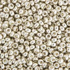 Bulk Bag Silver Galvanized Miyuki 6/0 Seed Beads, 250g, Colour 1051