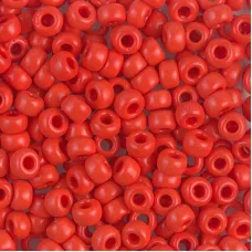 Red Vermilion Opaque Miyuki size 6/0 Colour 0407, 250g Wholesale pack Red Vermilion Opaque Miyuki size 6/0 Colour 0407, 250g Wholesale pack