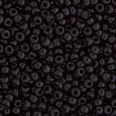 Black Opaque Miyuki 15/0 Seed Beads, 100g, Colour 0401 Black Opaque Miyuki 15/0 Seed Beads, 100g, Colour 0401