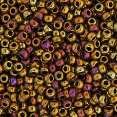 LightBronze Iris/AB Metallic Miyuki 8/0 Seed Beads, 250g, Colour 0462
